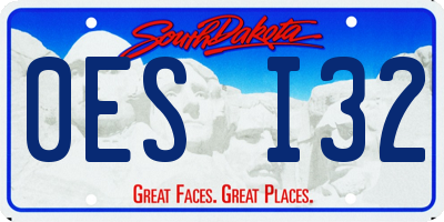 SD license plate 0ESI32