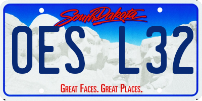 SD license plate 0ESL32