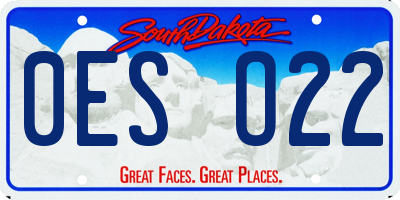 SD license plate 0ESO22