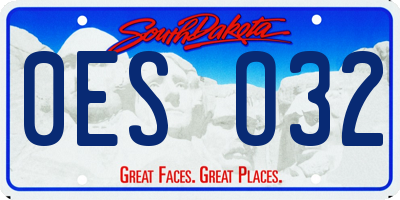 SD license plate 0ESO32