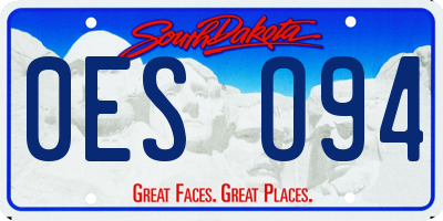 SD license plate 0ESO94