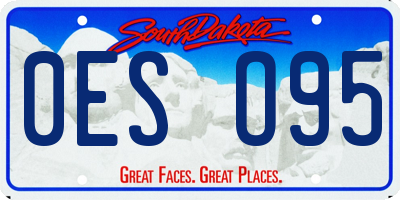 SD license plate 0ESO95