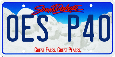 SD license plate 0ESP40