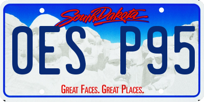 SD license plate 0ESP95