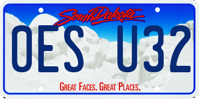 SD license plate 0ESU32