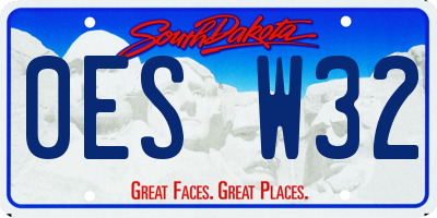 SD license plate 0ESW32