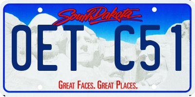 SD license plate 0ETC51