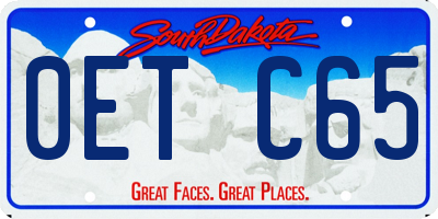 SD license plate 0ETC65