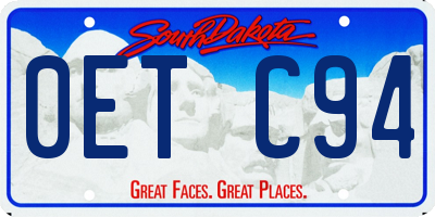 SD license plate 0ETC94