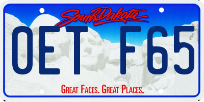 SD license plate 0ETF65