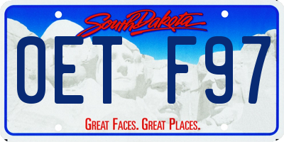 SD license plate 0ETF97