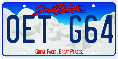 SD license plate 0ETG64