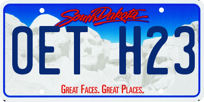 SD license plate 0ETH23