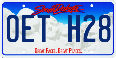 SD license plate 0ETH28