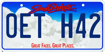 SD license plate 0ETH42