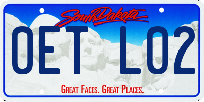 SD license plate 0ETL02