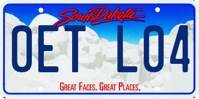SD license plate 0ETL04