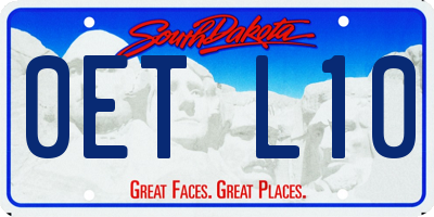 SD license plate 0ETL10
