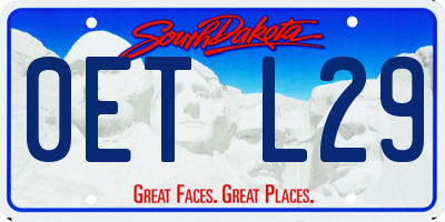 SD license plate 0ETL29