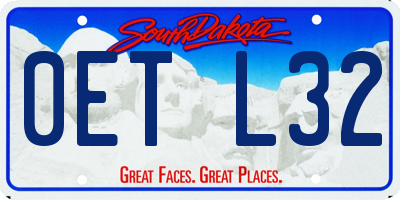 SD license plate 0ETL32