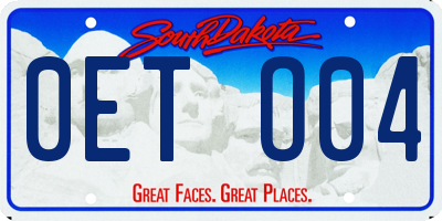 SD license plate 0ETO04