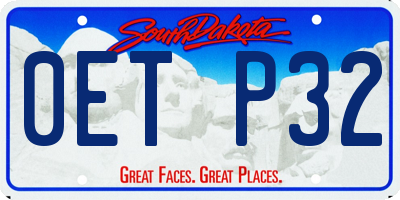 SD license plate 0ETP32