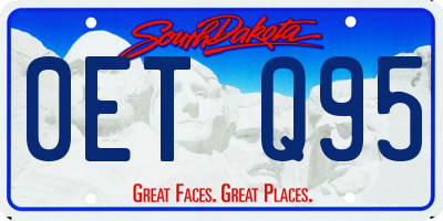 SD license plate 0ETQ95