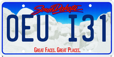 SD license plate 0EUI31
