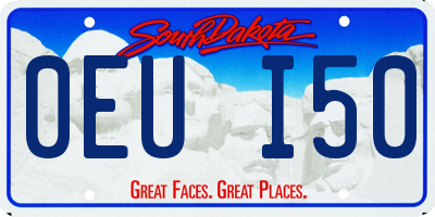 SD license plate 0EUI50