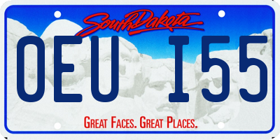 SD license plate 0EUI55
