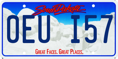 SD license plate 0EUI57