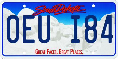 SD license plate 0EUI84