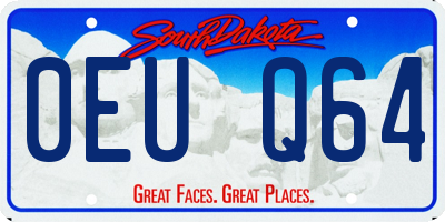 SD license plate 0EUQ64