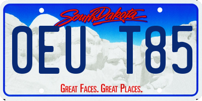 SD license plate 0EUT85