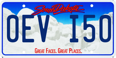 SD license plate 0EVI50