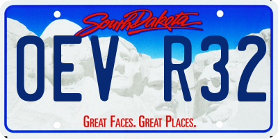 SD license plate 0EVR32
