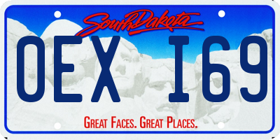 SD license plate 0EXI69