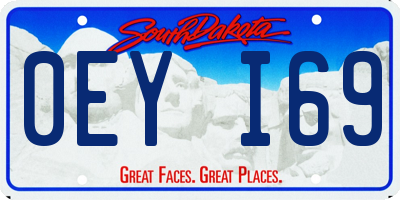 SD license plate 0EYI69