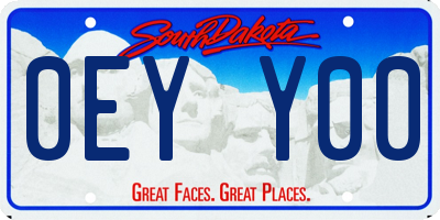 SD license plate 0EYY00