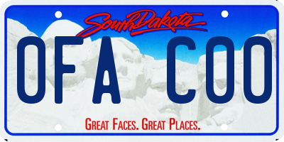SD license plate 0FAC00