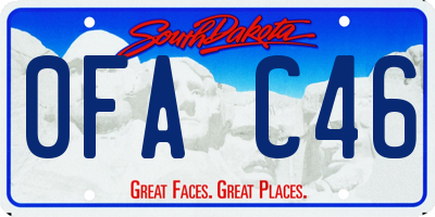 SD license plate 0FAC46