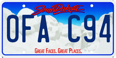 SD license plate 0FAC94