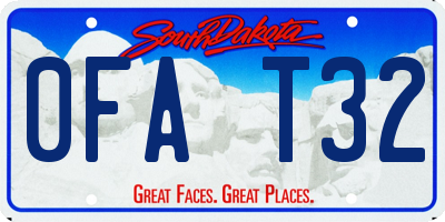 SD license plate 0FAT32