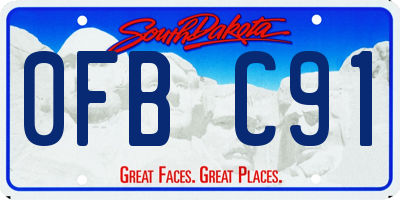 SD license plate 0FBC91