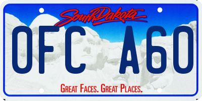 SD license plate 0FCA60