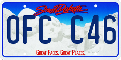 SD license plate 0FCC46