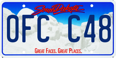 SD license plate 0FCC48