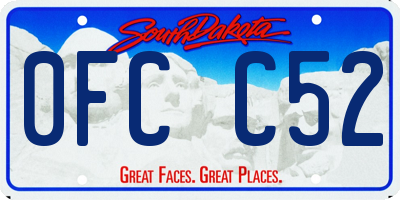 SD license plate 0FCC52