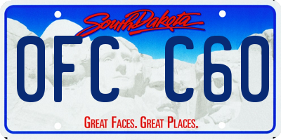 SD license plate 0FCC60