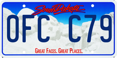SD license plate 0FCC79